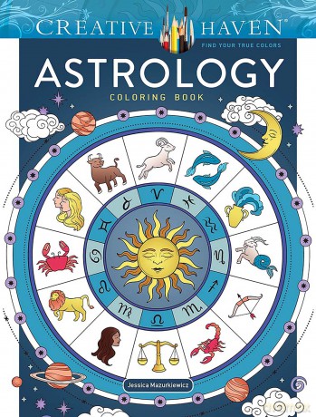 Creative Haven Astrology Coloring Book - J Mazurkiewicz [KSIĄŻKA]