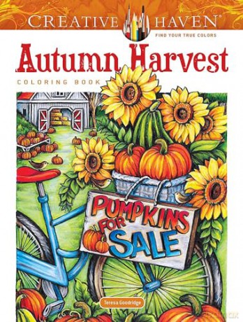 Creative Haven Autumn Harvest Coloring Book - Teresa Goodridge [KSIĄŻKA]