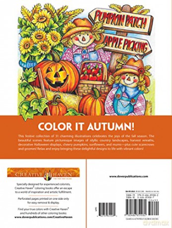 Creative Haven Autumn Harvest Coloring Book - Teresa Goodridge [KSIĄŻKA]