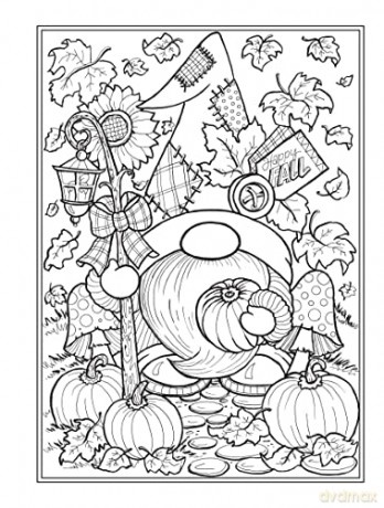 Creative Haven Autumn Harvest Coloring Book - Teresa Goodridge [KSIĄŻKA]