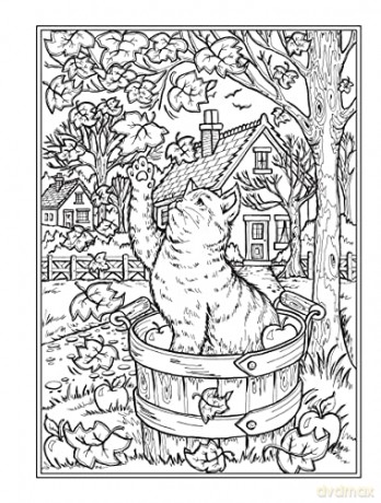Creative Haven Autumn Harvest Coloring Book - Teresa Goodridge [KSIĄŻKA]
