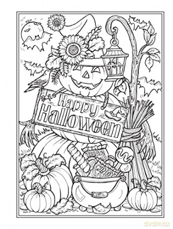 Creative Haven Autumn Harvest Coloring Book - Teresa Goodridge [KSIĄŻKA]