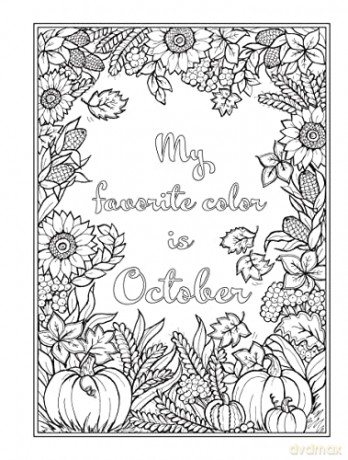Creative Haven Autumn Harvest Coloring Book - Teresa Goodridge [KSIĄŻKA]