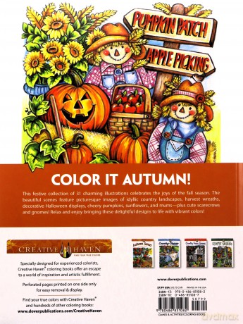 Creative Haven Autumn Harvest Coloring Book - Teresa Goodridge [KSIĄŻKA]