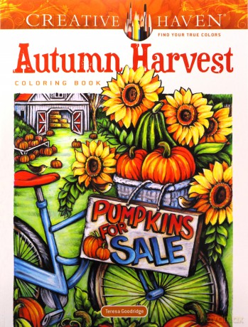 Creative Haven Autumn Harvest Coloring Book - Teresa Goodridge [KSIĄŻKA]