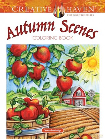 Creative Haven Autumn Scenes Coloring Book - Teresa Goodridge [KSIĄŻKA]