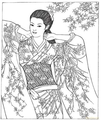 Creative Haven Jap Kimono Des C B - Sun Ming Ju [KSIĄŻKA]