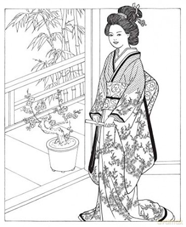 Creative Haven Jap Kimono Des C B - Sun Ming Ju [KSIĄŻKA]