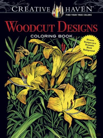 Creative Haven Woodcut Designs Coloring - Tim Foley [KSIĄŻKA]