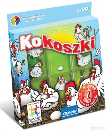 Kokoszki - układanka logiczna Smart Games [GRA]