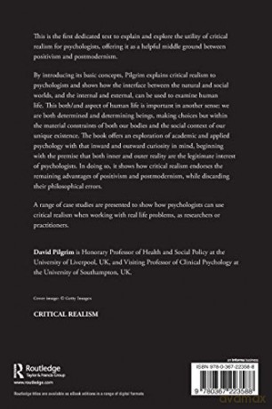 Critical Realism For Psychologists - David Pilgrim [KSIĄŻKA]