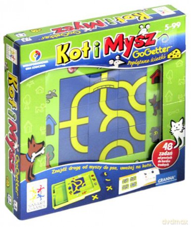 Kot i mysz - układanka logiczna Smart Games [GRA]