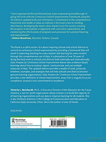 Data Analysis for Continuous School Improvement - Victoria Bernhardt [KSIĄŻKA]
