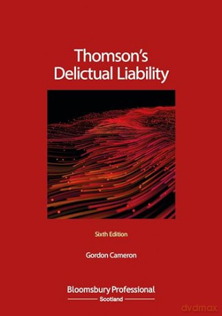Delictual Liability - Gordon Cameron [KSIĄŻKA]