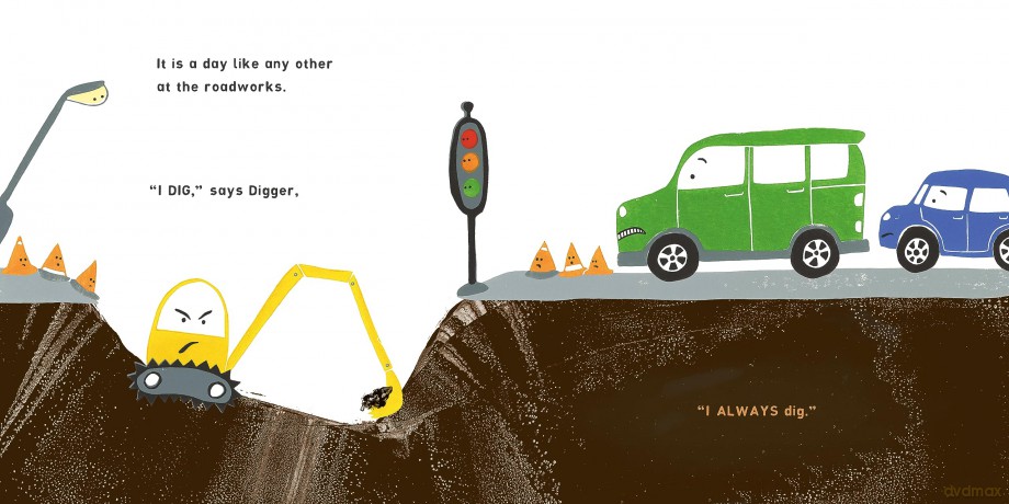 Dig Dig Digger - Morag Hood [KSIĄŻKA]
