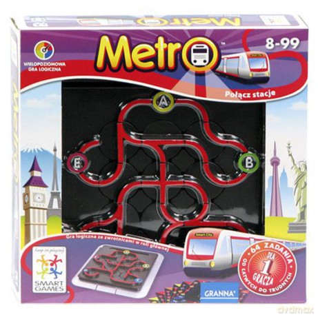 Metro - układanka logiczna Smart Games [GRA]
