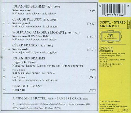 Orkis Mutter: The Berlin Recital [CD]