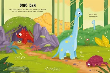 Dinosaur Sticker Scenes [KSIĄŻKA]