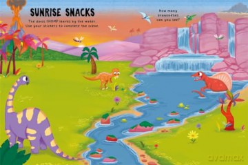 Dinosaur Sticker Scenes [KSIĄŻKA]