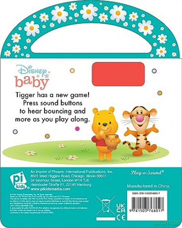 Disney Baby Pooh Carry Along Sound Book - Disney [KSIĄŻKA]