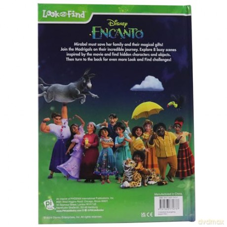 Disney Encanto Look And Find [KSIĄŻKA]