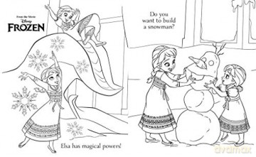 Disney Frozen Simply Colouring [KSIĄŻKA]