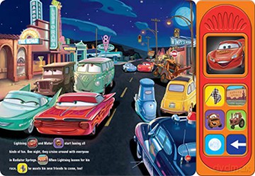 Disney Pixar Cars - Friends to the Finish Line 7-Button Sound Book - Featuring Lightning McQueen and Mater - PI Kids - Disney [KSIĄŻKA]