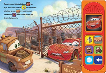 Disney Pixar Cars - Friends to the Finish Line 7-Button Sound Book - Featuring Lightning McQueen and Mater - PI Kids - Disney [KSIĄŻKA]