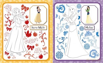 Disney Princess 5in1 Colouring [KSIĄŻKA]