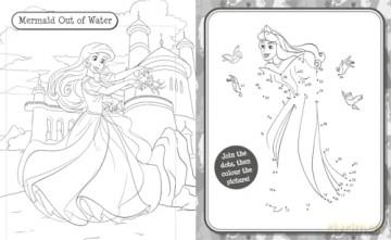 Disney Princess 5in1 Colouring [KSIĄŻKA]