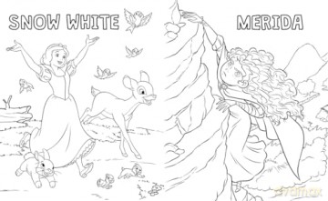 Disney Princess Colouring Fun [KSIĄŻKA]