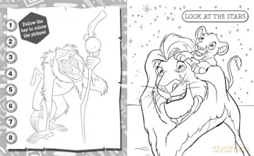Disney The Lion King 5in1 Colouring [KSIĄŻKA]