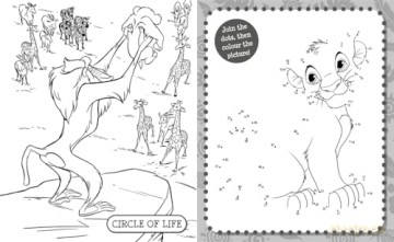 Disney The Lion King 5in1 Colouring [KSIĄŻKA]