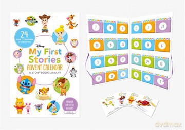 Disney: My First Stories Kalendarz Adwentowy: A Storybook Library [KSIĄŻKA]