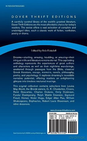 Dreams A Literary Anthology - Bob Blaisdell [KSIĄŻKA]