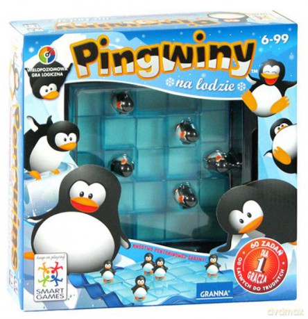 Pingwiny - układanka logiczna Smart Games [GRA]