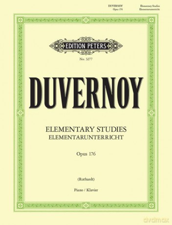Elementary Studies Op 176 - J Baptiste Duvernoy [KSIĄŻKA]