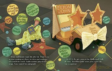 Elton John: A Little Golden Book Biography - Jennifer Dussling [KSIĄŻKA]