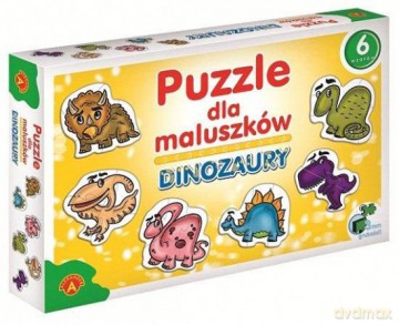 Puzzle dla maluszków - Dinozaury [PUZZLE]