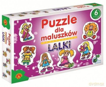 Puzzle dla maluszków - Lalki [PUZZLE]