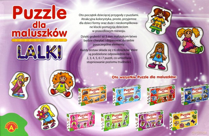Puzzle dla maluszków - Lalki [PUZZLE]