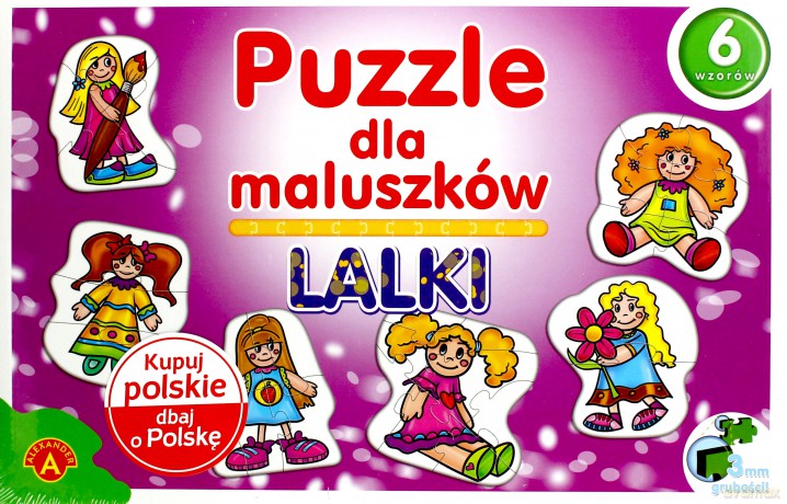 Puzzle dla maluszków - Lalki [PUZZLE]
