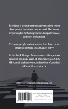 Enemies Of Excellence - Georg Adams Cpa Mba [KSIĄŻKA]