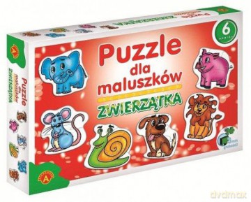 Puzzle dla maluszków - Zwierzątka [GRA]