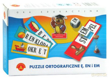 Puzzle ortograficzne ę, en i em [GRA]
