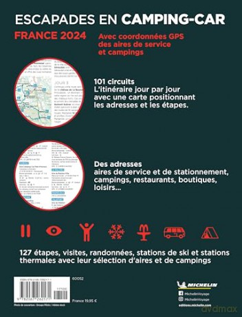 Escapades En Camping Car France/2024 - Michelin [KSIĄŻKA]