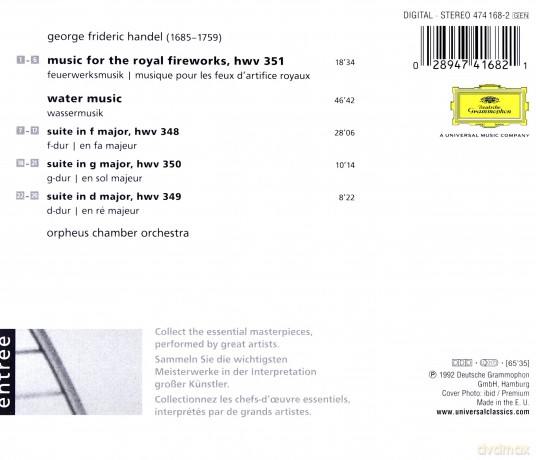 Orpheus Chamber Orchestra: Entree [CD]