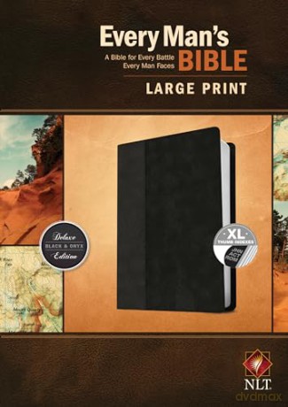 Every Mans Bible Nlt Large Print Tutone [KSIĄŻKA]