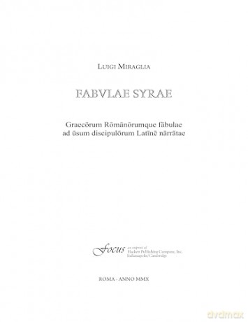 Fabulae Syrae - Luigi Miraglia [KSIĄŻKA]