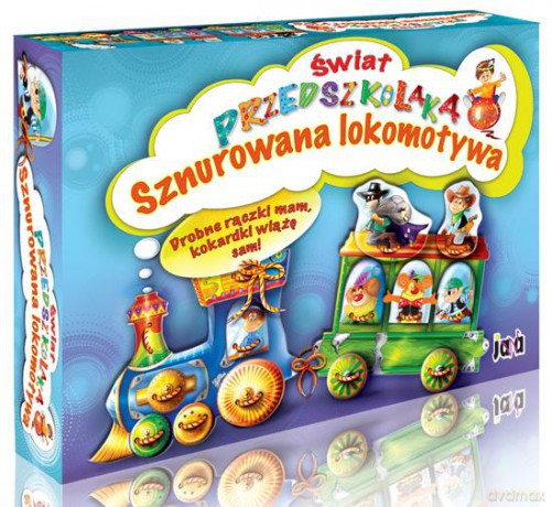 Świat przedszkolaka - Sznurowana lokomotywa [GRA]